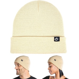 image:imageFunky Junque Knit Beanie  Soft Winter Hat amp Skull Cap Toboggan for Men and Women Warm Stretchy Cold Weather HatsBeige