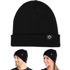 image:imageFunky Junque Knit Beanie  Soft Winter Hat amp Skull Cap Toboggan for Men and Women Warm Stretchy Cold Weather HatsBlack