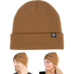 image:imageFunky Junque Knit Beanie  Soft Winter Hat amp Skull Cap Toboggan for Men and Women Warm Stretchy Cold Weather HatsLight Brown