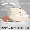 image:imageFunky Junque Corduroy Trucker HatCool It  Cowboy  KhakiBeige