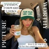 image:imageFunky Junque Corduroy Trucker HatEast Coast  GreenBeige