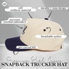 image:imageFunky Junque Corduroy Trucker HatGirl Dad  NavyBeige