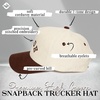 image:imageFunky Junque Corduroy Trucker HatHowdy Upside Down  Brown