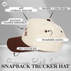 image:imageFunky Junque Corduroy Trucker HatMother Upside Down  Brown