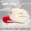 image:imageFunky Junque Corduroy Trucker HatOutlaw Woman  RedBeige