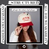 image:imageFunky Junque Corduroy Trucker HatOutlaw Woman  RedBeige