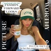 image:imageFunky Junque Corduroy Trucker HatPhilly Upside Down  Green