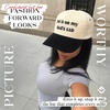 image:imageFunky Junque Corduroy Trucker HatPut It on My Dads Tab  BlackBeige