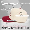 image:imageFunky Junque Corduroy Trucker HatPut It on My Husbands Tab  RedBeige