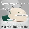 image:imageFunky Junque Corduroy Trucker HatSlow Morning Club  GreenBeige