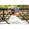image:imageFunky Junque Criss Cross Ponytail Baseball Cap for Women  Messy Bun Hat with Side Button Distressed amp Solid Styles2 Pack Camo Black  Camo Grey