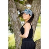 image:imageFunky Junque Criss Cross Ponytail Baseball Cap for Women  Messy Bun Hat with Side Button Distressed amp Solid Styles2 Pack Grey  Charcoal