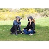 image:imageFunky Junque Criss Cross Ponytail Baseball Cap for Women  Messy Bun Hat with Side Button Distressed amp Solid Styles3 Pack Black  Grey  Navy