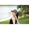 image:imageFunky Junque Criss Cross Ponytail Baseball Cap for Women  Messy Bun Hat with Side Button Distressed amp Solid Styles3 Pack Charcoal  Camo Black   Camo Grey