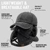 image:imageFunky Junque Criss Cross Ponytail Baseball Cap for Women  Messy Bun Hat with Side Button Distressed amp Solid StylesCharcoal