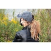 image:imageFunky Junque Criss Cross Ponytail Baseball Cap for Women  Messy Bun Hat with Side Button Distressed amp Solid StylesGrey