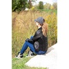 image:imageFunky Junque Criss Cross Ponytail Baseball Cap for Women  Messy Bun Hat with Side Button Distressed amp Solid StylesMustard