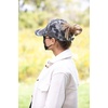 image:imageFunky Junque Criss Cross Ponytail Baseball Cap for Women  Messy Bun Hat with Side Button Distressed amp Solid StylesMustard