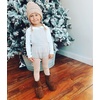 image:imageFunky Junque Exclusives Toddler Pom Beanie  Warm Knit Winter Hat for Kids Ages 14 Cozy Snow Beanies for Baby Boys amp GirlsBeige
