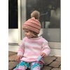 image:imageFunky Junque Exclusives Toddler Pom Beanie  Warm Knit Winter Hat for Kids Ages 14 Cozy Snow Beanies for Baby Boys amp GirlsIndi Pink  Faux Fur Pom