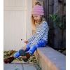 image:imageFunky Junque Exclusives Toddler Pom Beanie  Warm Knit Winter Hat for Kids Ages 14 Cozy Snow Beanies for Baby Boys amp GirlsIndi Pink  Faux Fur Pom