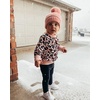 image:imageFunky Junque Exclusives Toddler Pom Beanie  Warm Knit Winter Hat for Kids Ages 14 Cozy Snow Beanies for Baby Boys amp GirlsIndi Pink