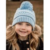 image:imageFunky Junque Exclusives Toddler Pom Beanie  Warm Knit Winter Hat for Kids Ages 14 Cozy Snow Beanies for Baby Boys amp GirlsNavy