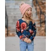 image:imageFunky Junque Exclusives Toddler Pom Beanie  Warm Knit Winter Hat for Kids Ages 14 Cozy Snow Beanies for Baby Boys amp GirlsNavy