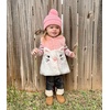 image:imageFunky Junque Exclusives Toddler Pom Beanie  Warm Knit Winter Hat for Kids Ages 14 Cozy Snow Beanies for Baby Boys amp GirlsPale Pink