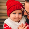 image:imageFunky Junque Exclusives Toddler Pom Beanie  Warm Knit Winter Hat for Kids Ages 14 Cozy Snow Beanies for Baby Boys amp GirlsRed