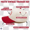 image:imageFunky Junque Infant Toddler amp Kid Vintage TwoTone Embroidered Trucker Hat 3 Pack Bundle  Born Free But Now Im Expensive  RedBeige