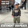 image:imageFunky Junque Infant amp Kid Vintage TwoTone Embroidered Trucker Hat 2 Pack Bundle  Cool It Cowboy  WhiteBlack
