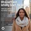 image:imageFunky Junque Infinity Scarf for Women  Oversized Chunky Winter Scarf Colorful Fall Scarves Soft Sweater Wrap Cozy Style1 Confetti Oatmeal Design