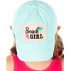 image:imageFunky Junque Kids Baseball Cap Embroidered Toddler Snapback HatBeach Girl  Mint 59