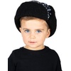 image:imageFunky Junque Kids Cozy Winter Trapper Hat with Fleece Ear Muffs  Warm amp AdjustableSquiggle Print  Black