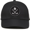 image:imageFunky Junque Mens High Crown Golf Hat Performance Golf CapCrossed Golf Clubs  Black