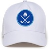 image:imageFunky Junque Mens High Crown Golf Hat Performance Golf CapCrossed Golf Clubs  White