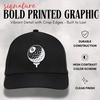 image:imageFunky Junque Mens High Crown Golf Hat Performance Golf CapEight Ball  Black