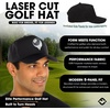 image:imageFunky Junque Mens High Crown Golf Hat Performance Golf CapEight Ball  Black