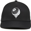 image:imageFunky Junque Mens High Crown Golf Hat Performance Golf CapEight Ball  Black