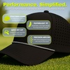 image:imageFunky Junque Mens High Crown Golf Hat Performance Golf CapGolf Over Everything  Black