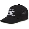 image:imageFunky Junque Mens High Crown Golf Hat Performance Golf CapIm So Mentally Stable Its Insane  Black