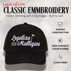 image:imageFunky Junque Mens High Crown Golf Hat Performance Golf CapLegalize Mulligans  Black