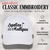 image:imageFunky Junque Mens High Crown Golf Hat Performance Golf CapLegalize Mulligans  White