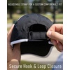 image:imageFunky Junque Mesh Tennis Hat Breathable Snapback Athletic CapBlack White Trim