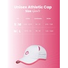 image:imageFunky Junque Mesh Tennis Hat Breathable Snapback Athletic CapWhite Pink Trim