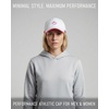 image:imageFunky Junque Mesh Tennis Hat Breathable Snapback Athletic CapWhite Pink Trim