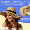 image:imageFunky Junque Panama Sun Hat Wide Brim Packable Straw Beach Cap1 Hello Sunshine