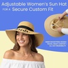 image:imageFunky Junque Panama Sun Hat Wide Brim Packable Straw Beach CapA Bride