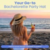 image:imageFunky Junque Panama Sun Hat Wide Brim Packable Straw Beach CapA Bride